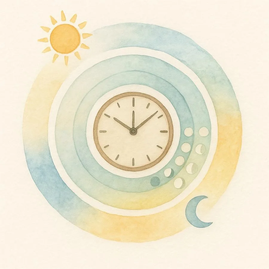 ریتم شبانه‌روزی و ریتم‌های سیرکادین، اولترادین و اینفرادین