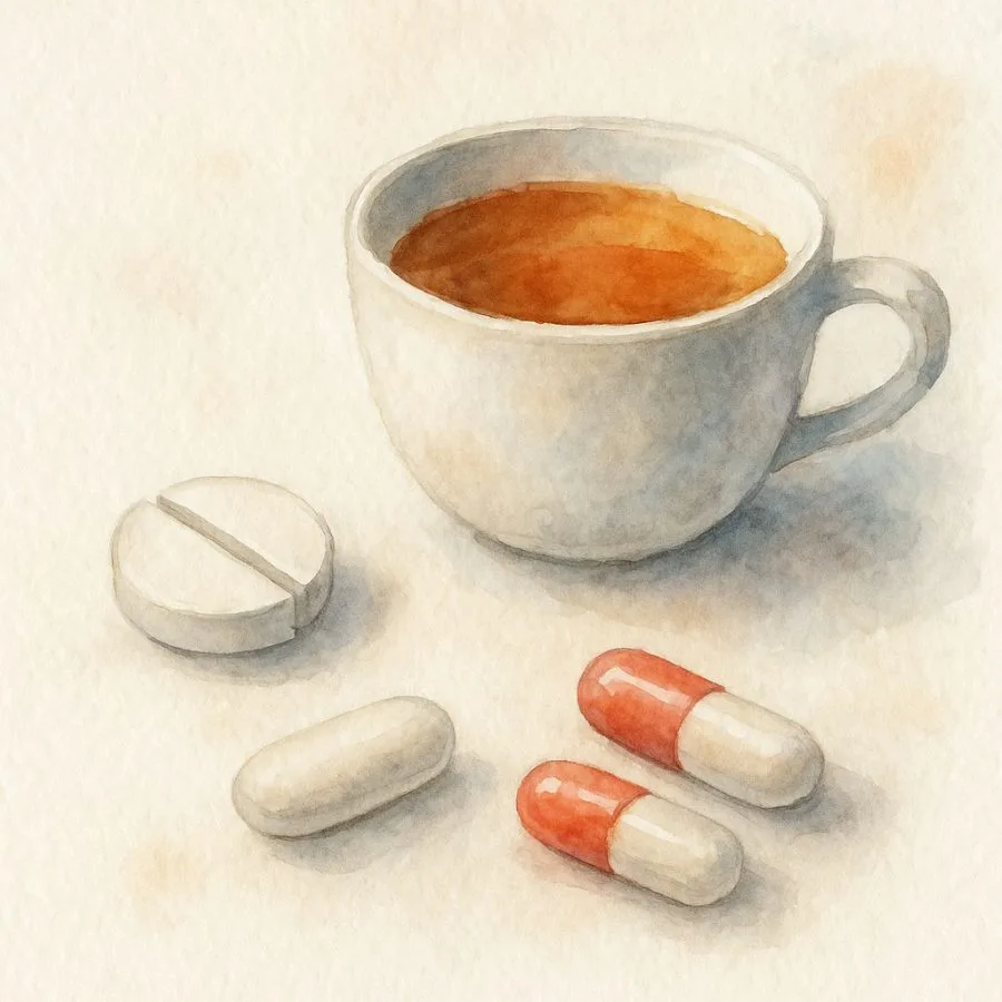 نصف کردن قرص خط دار و بدون خط